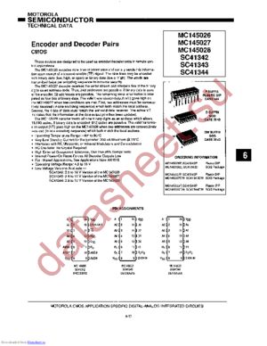 MC145028D datasheet  