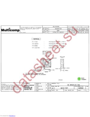 MC21707 datasheet  