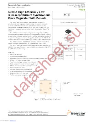 MC34727BFCR2 datasheet  