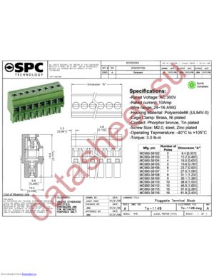 MC560-38105 datasheet  