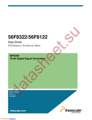 MC56F8322MFAER2 datasheet  