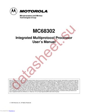 M68LC302CAF16VCT datasheet  