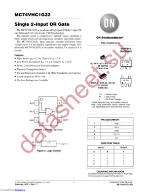 NLVVHC1G32DFT1G datasheet  