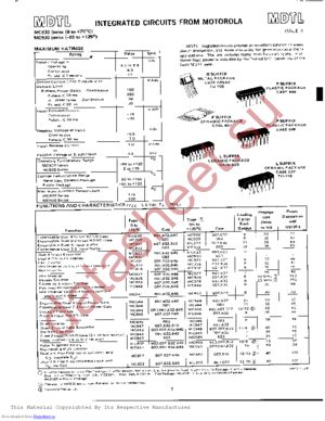 MC1808P datasheet  