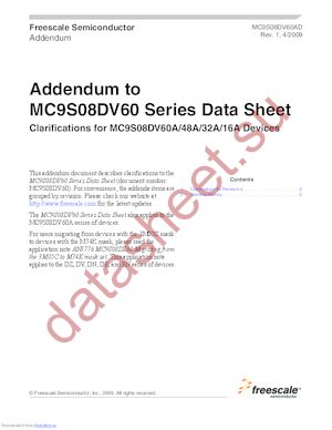 MC9S08DV32AMLF datasheet  