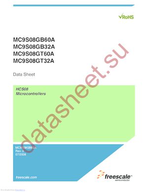 MC9S08GT32ACFDER datasheet  