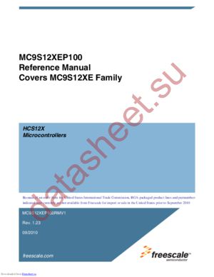 MC9S12XEP100CAG datasheet  