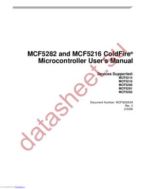 MCF5281CVM66 datasheet  