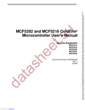 MCF5282CVM66 datasheet  