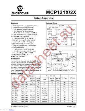 MCP1316 datasheet  