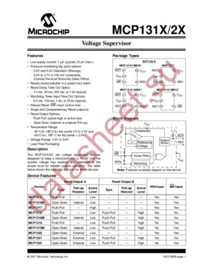 MCP1316MT-23LE-OT datasheet  