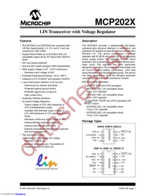 MCP2021T-500E/MD datasheet  