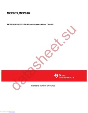 MCP809M3-2.93/NOPB datasheet  