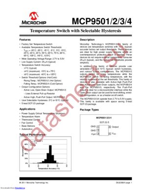 MCP9502PT-115E/OT datasheet  