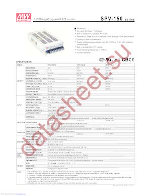 SPV-150-12 datasheet  