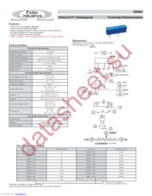 P3006P-1-253LF datasheet  