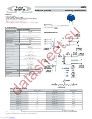 P3323U-1-100LF datasheet  