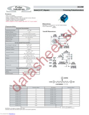 P3323W-1-103 datasheet  