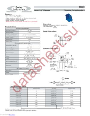 3362S datasheet  