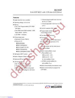 MLC852P datasheet  