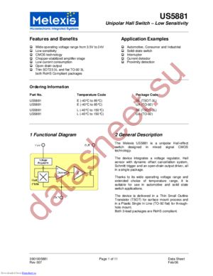 US5881LSE datasheet  