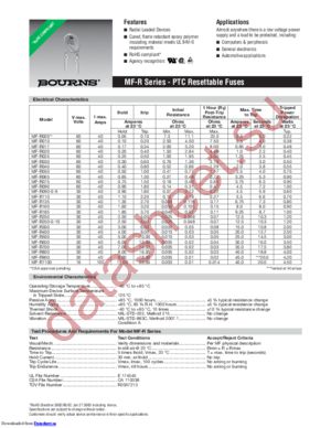 MF-R1100-0-99 datasheet  