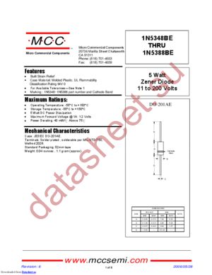 1N5370BE datasheet  