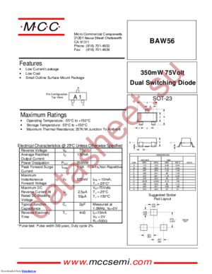 BAW56B datasheet  