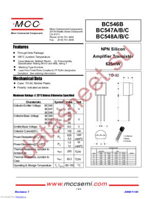 BC546B_08 datasheet  