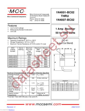 1N4003-BC02-BP datasheet  