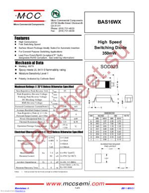 BAS16WX_11 datasheet  