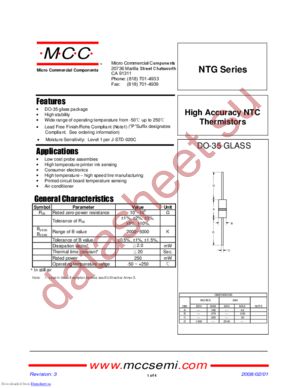 NTG403-35501 datasheet  