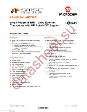 LAN8720A datasheet  