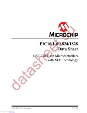 PIC16LF1828-I/SS datasheet  