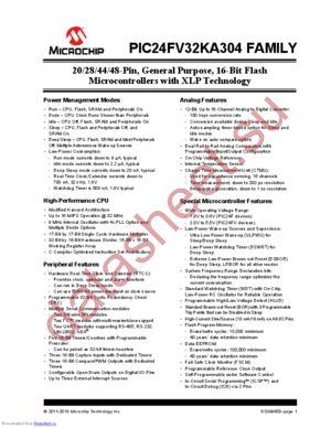 PIC24F16KA302-I/ML datasheet  