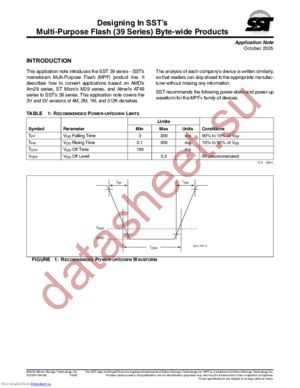 SST39VF200A-70-4I-MAQE-T datasheet  