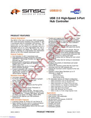 USB2513-AEZG-TR datasheet  