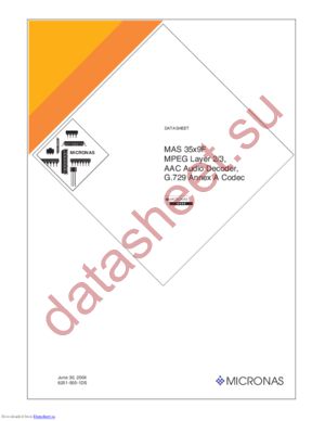 MAS3529F datasheet  