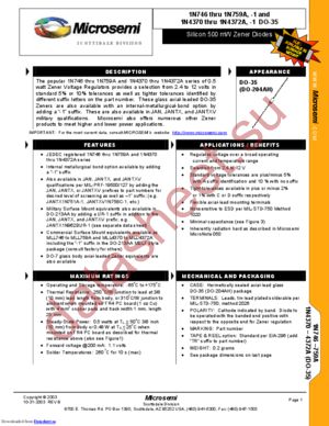 1N4371A-1 datasheet  