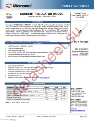 1N5304-1E3 datasheet  