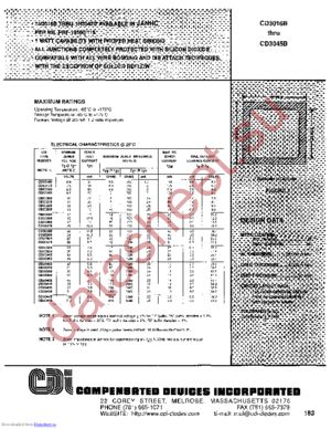 CD3018D datasheet  