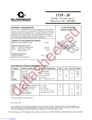 1719-20 datasheet  