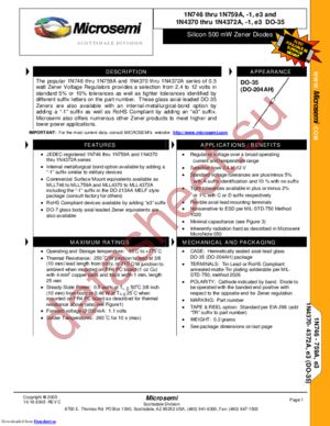 1N4371A-1E3 datasheet  