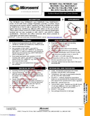 1N4371AUR-1 datasheet  