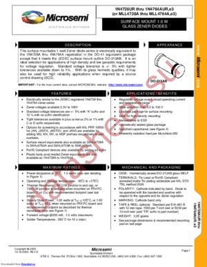 1N4748AURE3TR datasheet  