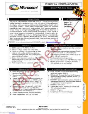 1N4756AP/TR8 datasheet  