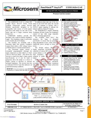 LXMG1626-12-45_07 datasheet  