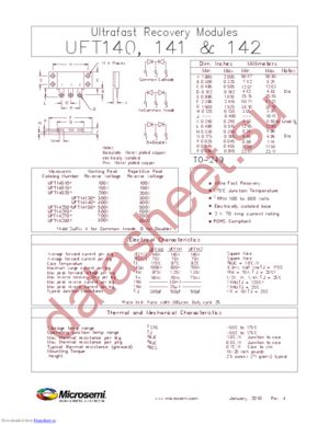 UFT14140D datasheet  