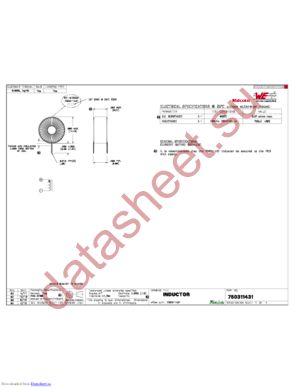 750311431 datasheet  