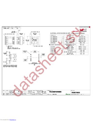 750871630 datasheet  